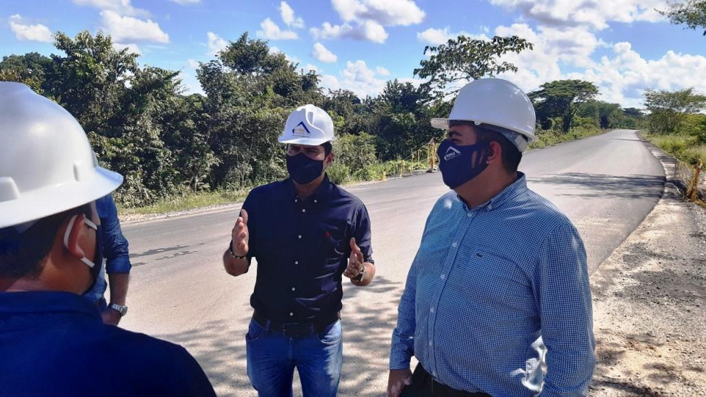 Mejoramiento de la vía entre San Rafael de Guanapalo y San Luis de